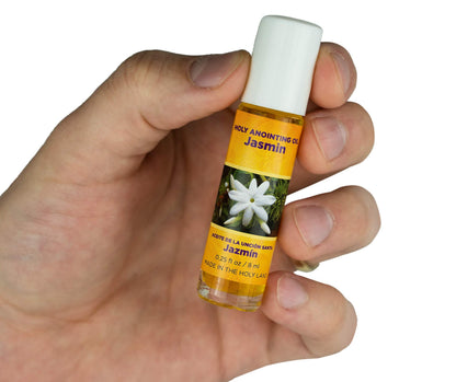 Jasmin Holy Land Anointing Oil – Jerusalem 1/4 oz Roller | Gift for Clergy
