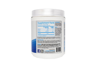 Pure Hydrolyzed Collagen Peptides (20 oz) – Unflavored, Pasture-Raised & Grass-Fed