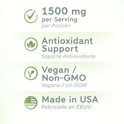 Pata de Vaca Capsules - 90 Veggie Caps (1500 mg) - Organic, Non-GMO, Vegan | BexpertsUSA