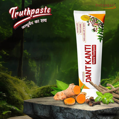 Patanjali Dant Kanti Toothpaste – Natural Herbal Ayurvedic Toothpaste