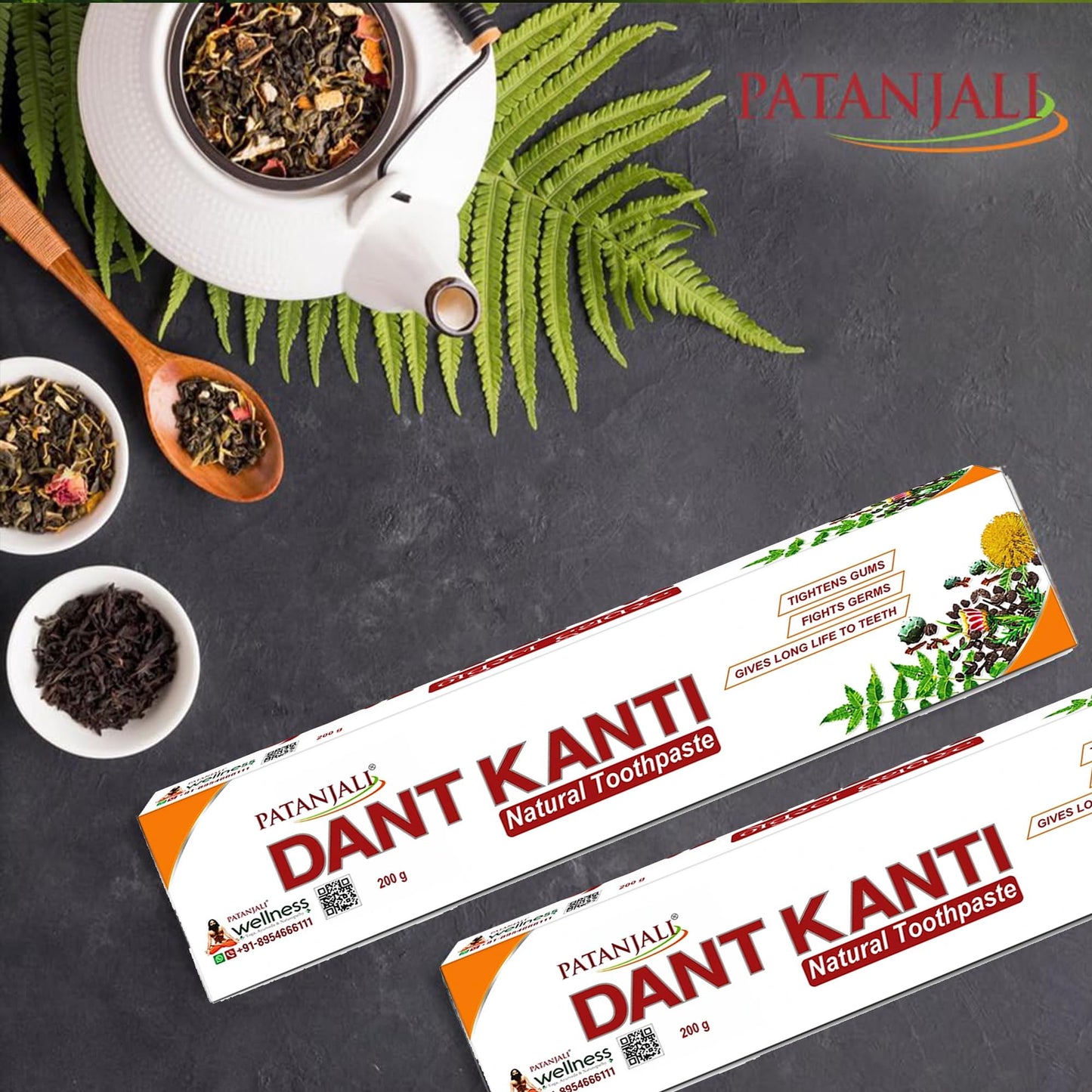Patanjali Dant Kanti Toothpaste – Natural Herbal Ayurvedic Toothpaste