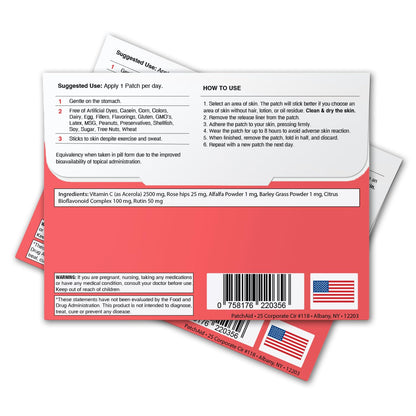PatchAid C Plus Topical Patch – 30-Day Supply (Pack of 2)