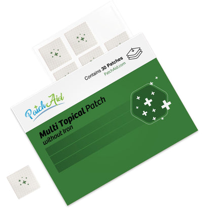 PatchAid Multi Plus Topical Patch Without Iron – 30-Day Supply (Pack of 2)