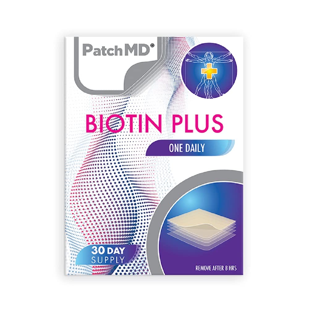 PatchMD Biotin Plus Patches – 30 Days Supply