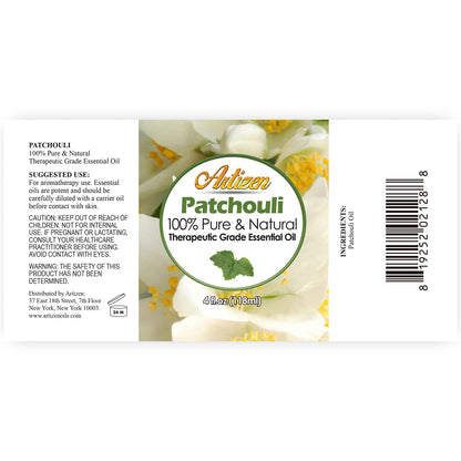 Artizen Patchouli Essential Oil 4oz - 100% Pure & Natural