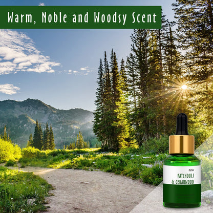 Patchouli & Cedarwood Fragrance Oil – MitFlor 30ml | Premium Grade for Candles & Soaps