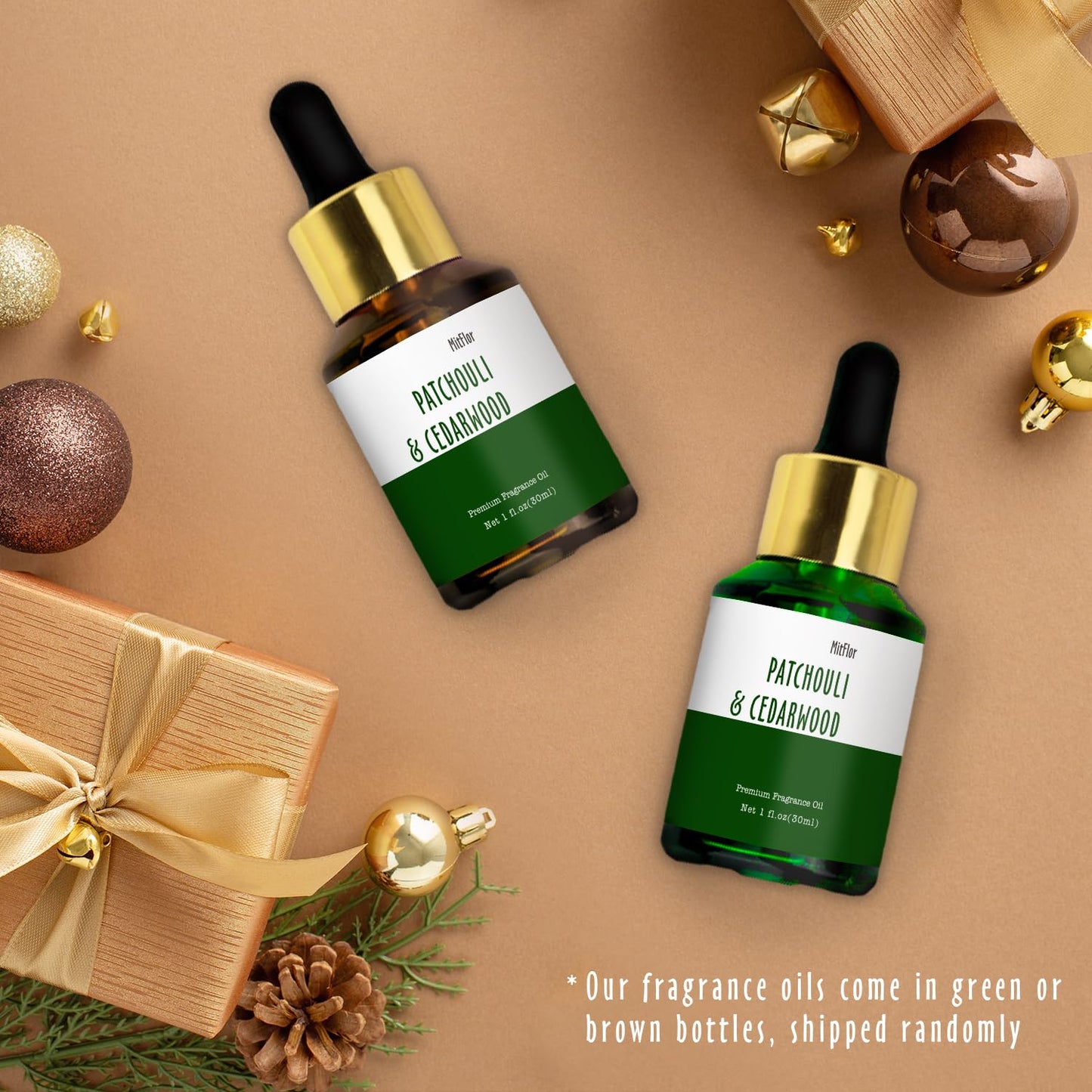Patchouli & Cedarwood Fragrance Oil – MitFlor 30ml | Premium Grade for Candles & Soaps