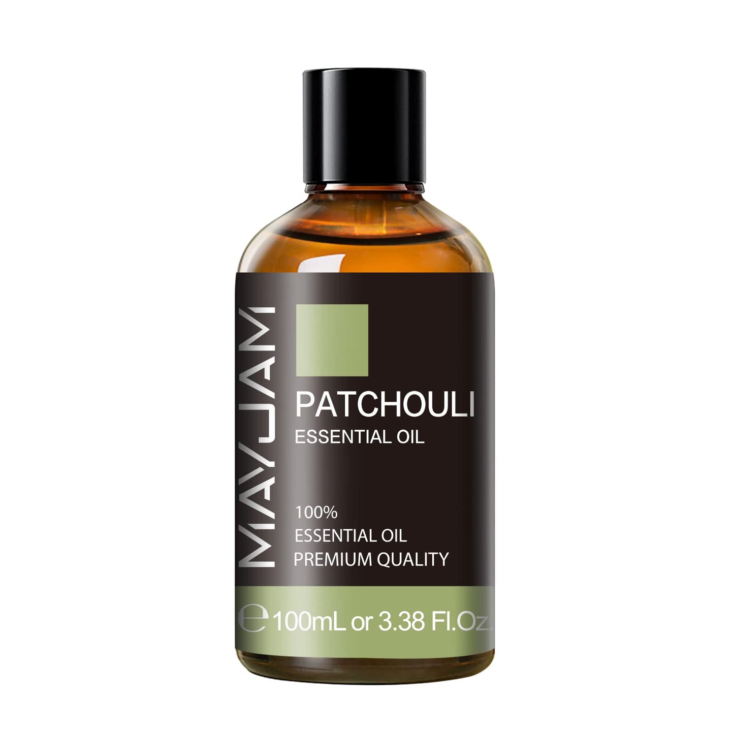 Patchouli Essential Oil | MAYJAM 3.38 FL OZ for Aromatherapy, Yoga, Massage & Skin