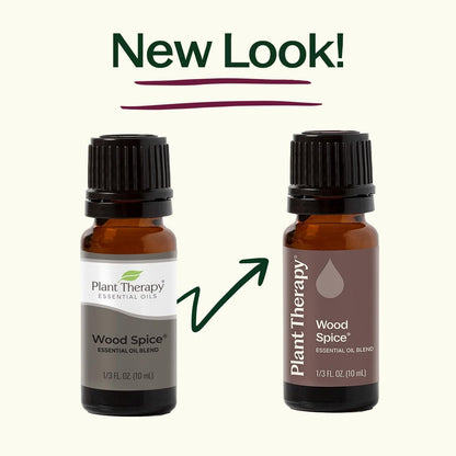 Plant Therapy Wood Spice Essential Oil Blend 10 mL – 100% Pure, Undiluted, Therapeutic Grade