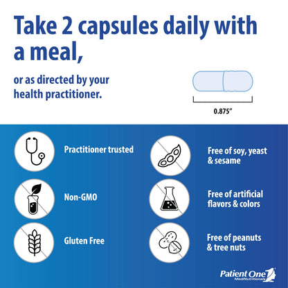 Patient One Fat Soluble Vitamins Complete | Vitamin A, D, E, K | Carotenoids & More | 60 Capsules | Whole-Body Wellness