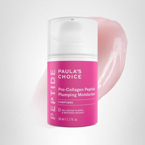 Paula's Choice Pro-Collagen Peptide Plumping Face Moisturizer | Daily Gel Cream, Fragrance-Free, 1.7 fl oz