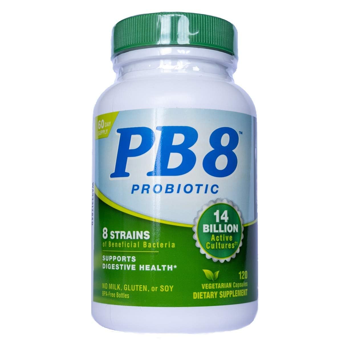PB 8 8 Strains Probiotic, 120 CT - 14 Billion CFU, Vegetarian