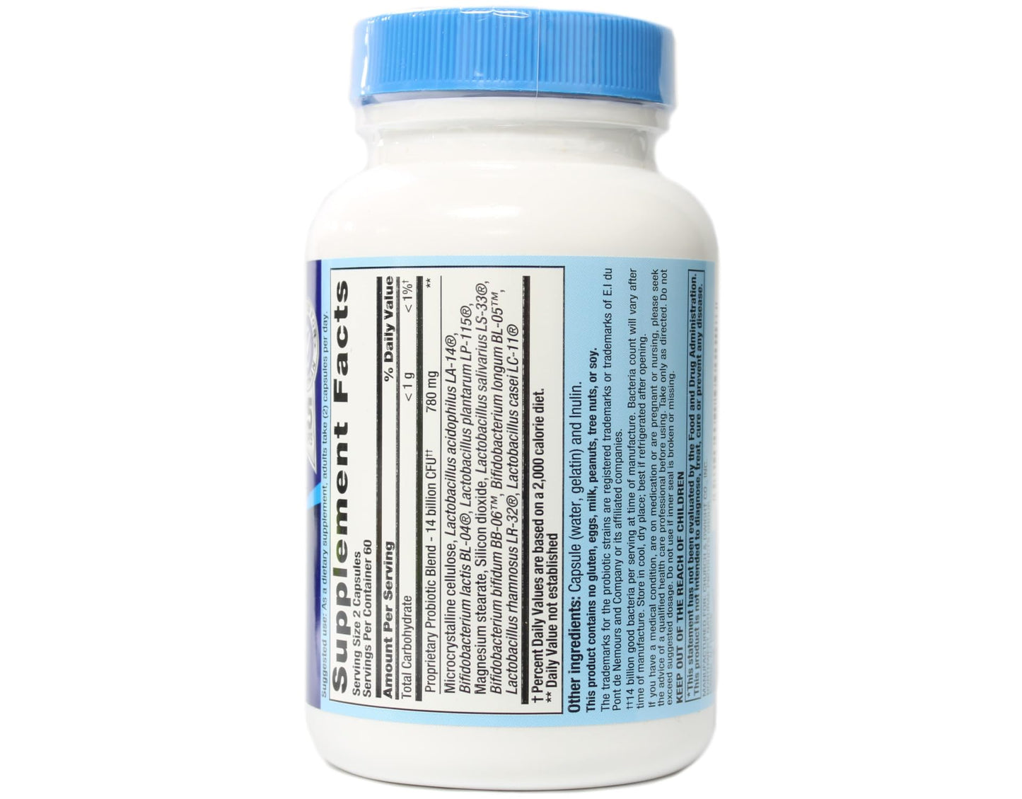 PB8 Probiotic - 3 Pack | 14 Billion CFU per Bottle | 8 Strains | Dairy/Gluten/Soy Free