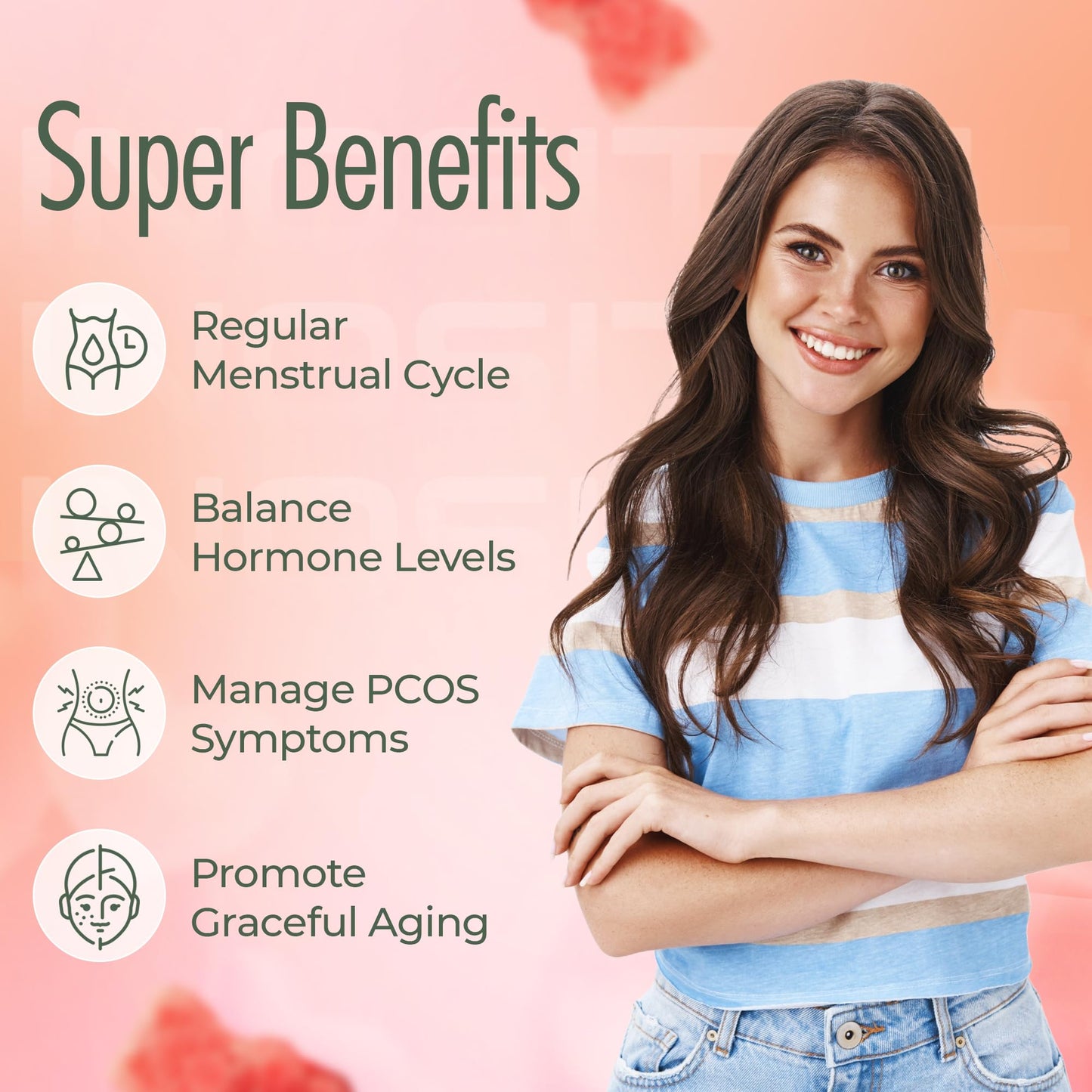OCG Myo-Inositol & D-Chiro Inositol Gummies with Ashwagandha | PCOS Support