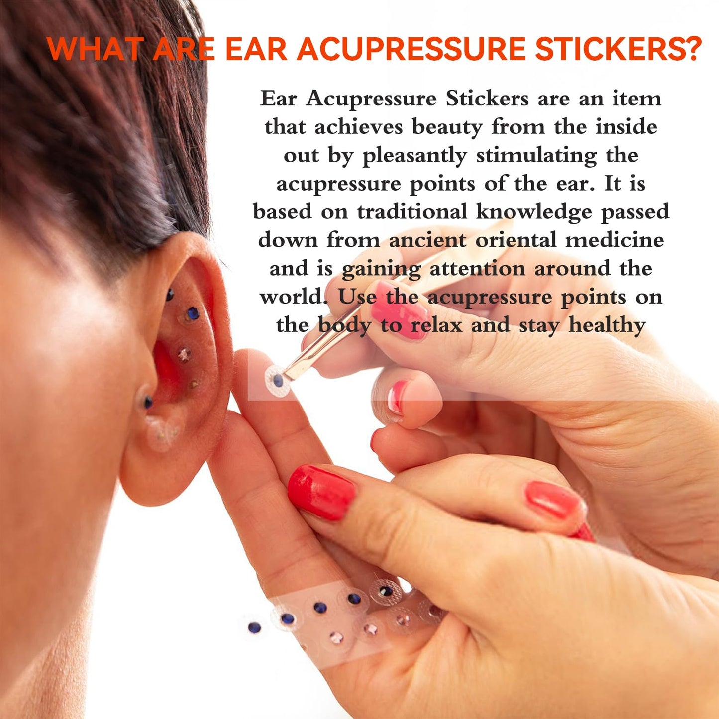 Pddolw Ear Seeds Acupuncture Kit – Relaxation and Easy Application (40 Pcs)