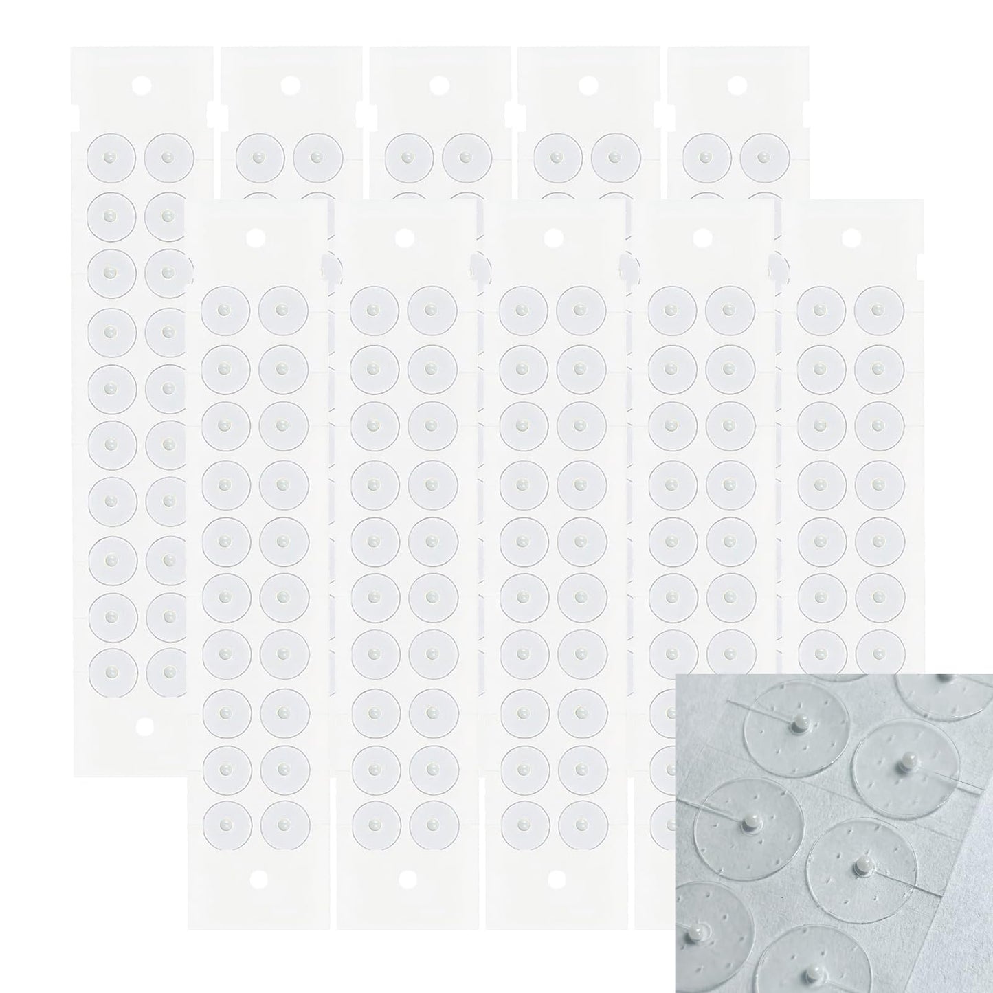 Pddolw Ear Seeds Acupuncture Kit - Relaxation, Easy Application, Durable | 42 Pcs Large Pearls