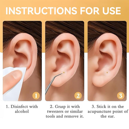 Pddolw Ear Seeds Acupuncture Kit – Relaxation, Easy Application & Durable Beauty