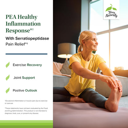 Terry Naturally Pea Healthy Inflammation Response – Joint Health & Performance (60 Capsules)