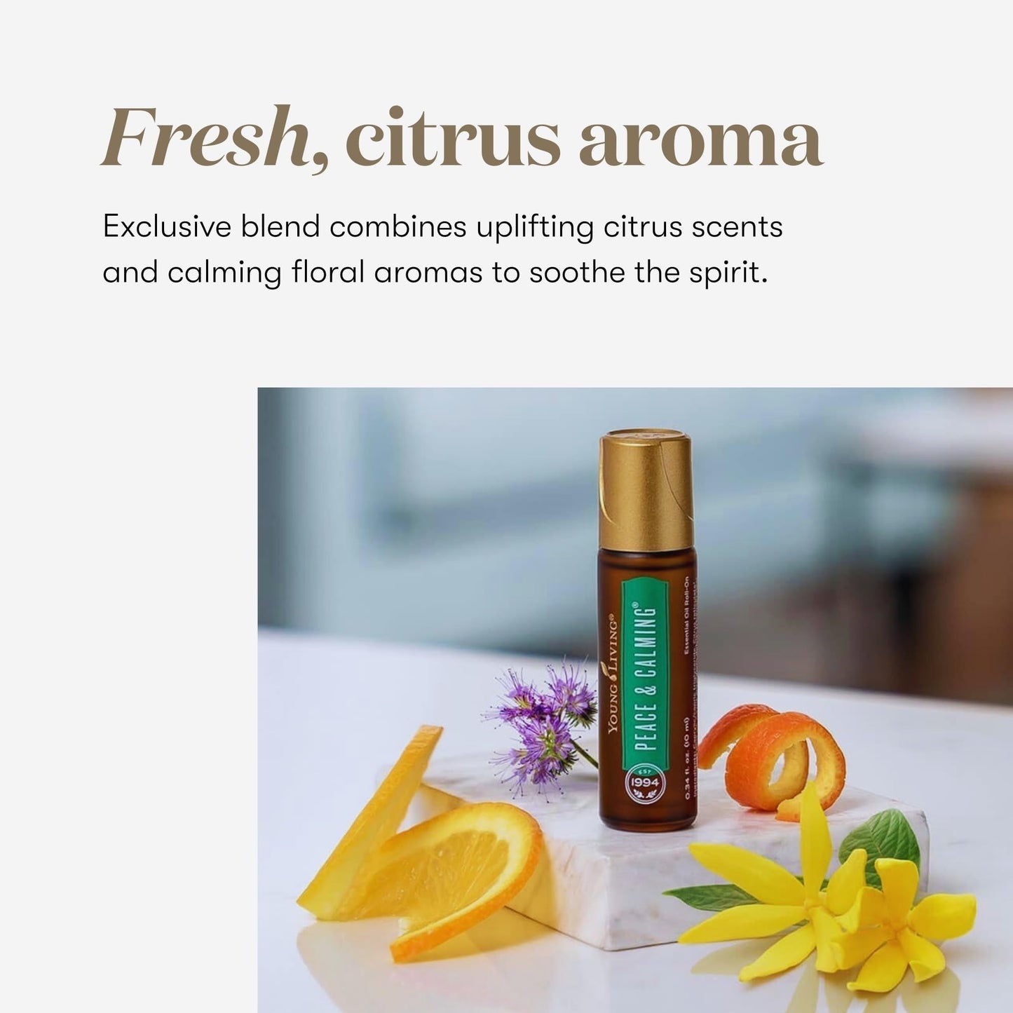 Young Living Peace & Calming Roll-On 10 ml – Essential Oil Roll-On