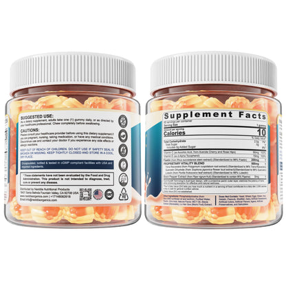 Liposomal Fisetin 200mg & Resveratrol 500mg Gummies – Longevity & Cellular Renewal | 1-A-Day, 60 Gummies