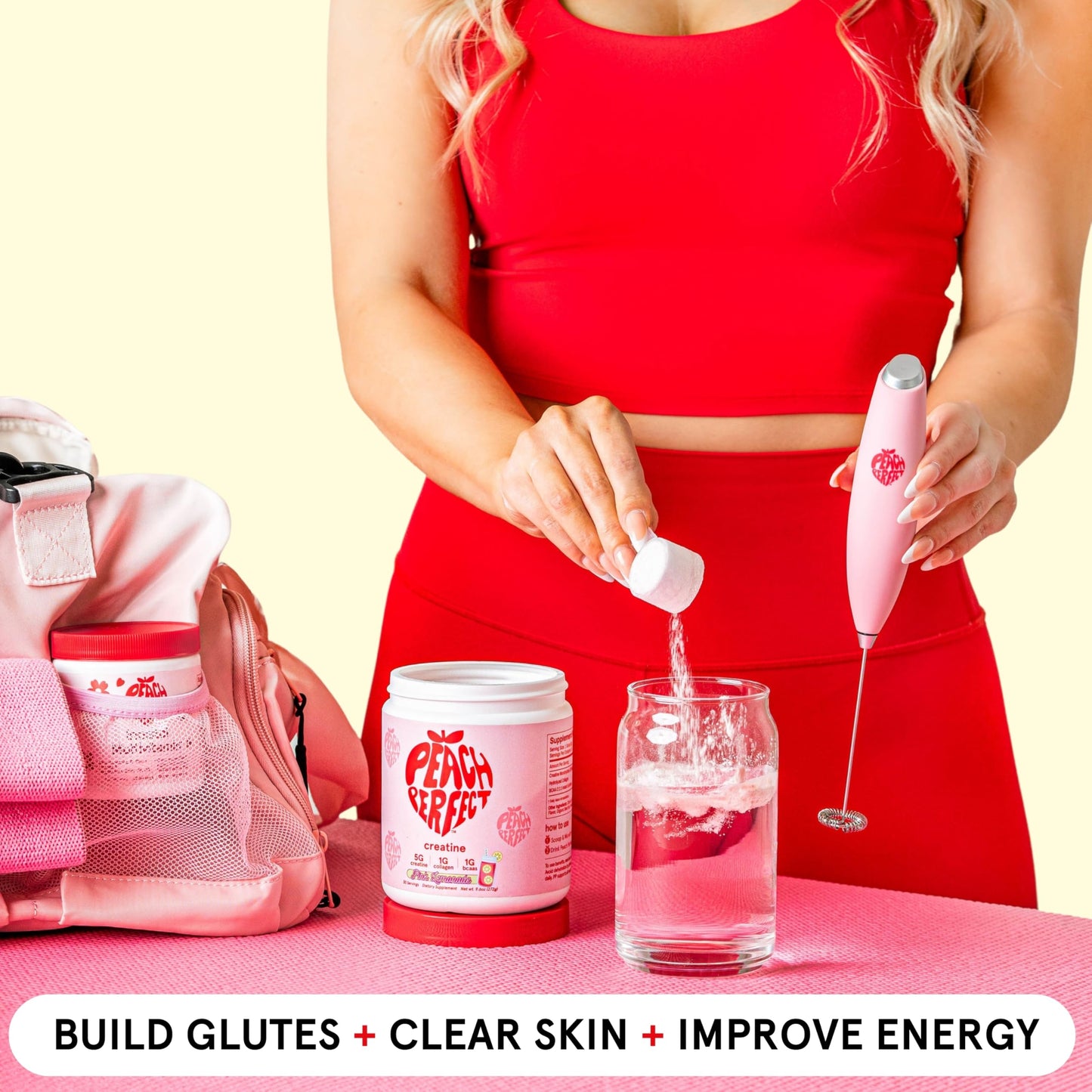 Peach Perfect Creatine Monohydrate Powder – Peach Flavor for Women