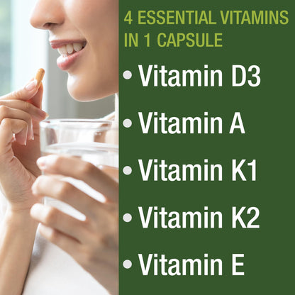 Peak Performance ADK Vitamin D3 5,000 IU + A + E + K | Vegan Capsule