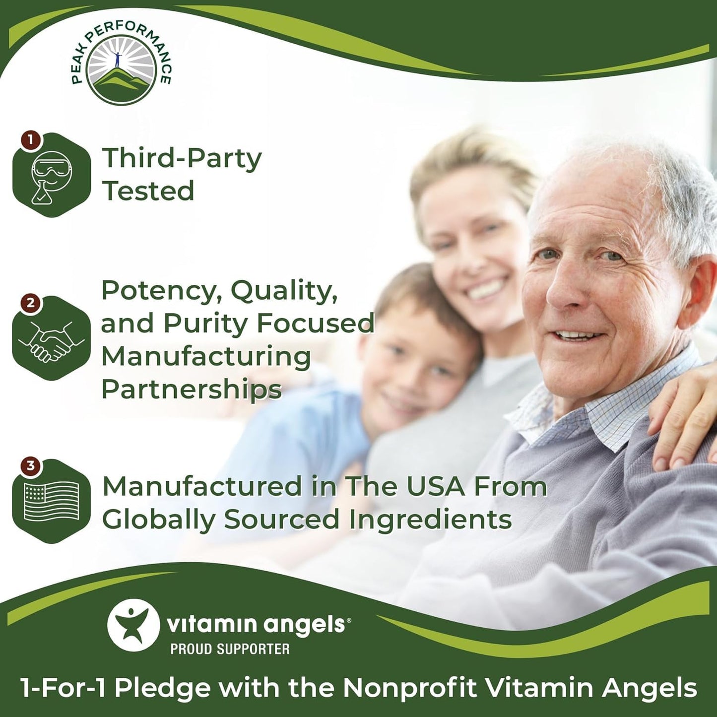 Peak Performance Vitamin D 5000 IU with Vitamin K (K1, MK-4, MK-7) | 60 Veggie Pills