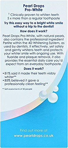 Pearl Drops Pro-White Intensive Whitening Tooth Polish (50ml) | Daily Whitening System