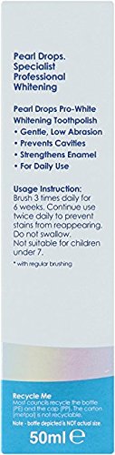 Pearl Drops Pro-White Intensive Whitening Tooth Polish (50ml) | Daily Whitening System