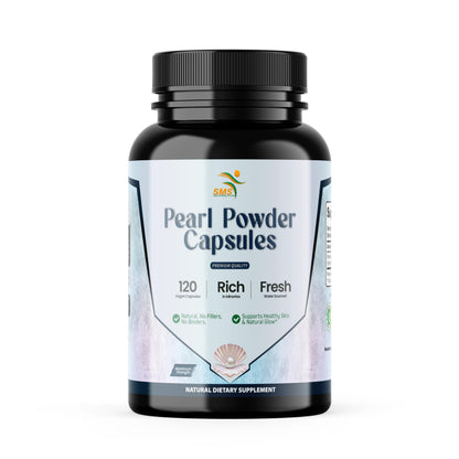 Pearl Powder Capsules – Natural Beauty Support, Vegan & Non-GMO (120 Count)