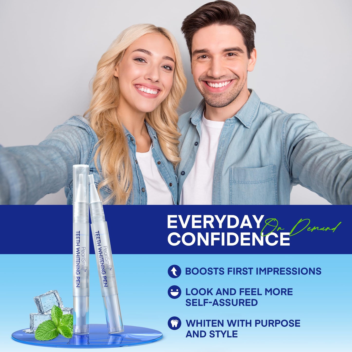 Pearl Smile Teeth Whitening Pen – 5-Pack, 35% Carbamide Peroxide Gel