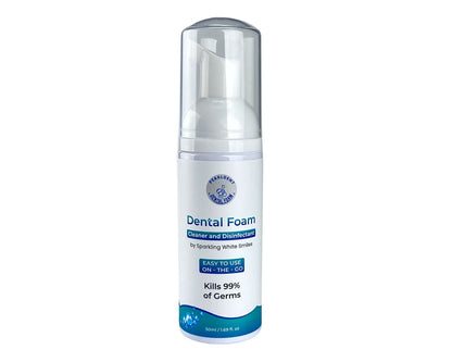 Pearldent Dental Foam – Cleans & Sterilizes Removable Aligners, Retainers & Mouth Guards | Up to 4 Months Supply