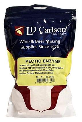 Pectic Enzyme Powder 1 Pound - Breaks Down Pectin for Clear Wine & Juice