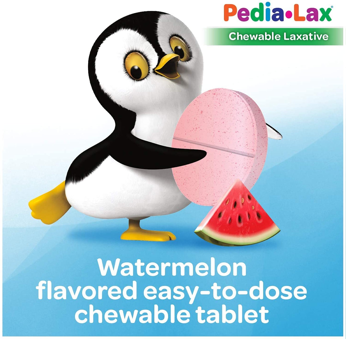 Pedia-Lax Watermelon Chewables for Kids 2–11 | Gentle, Fast Relief