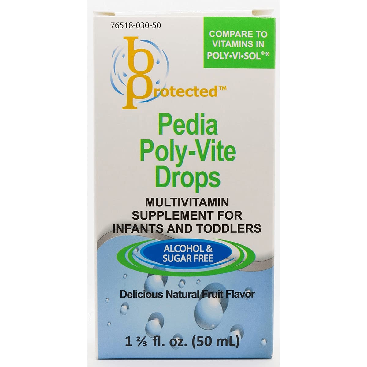 Pedia Poly-Vite Drops – Liquid Multivitamin, 1 2/3 fl oz