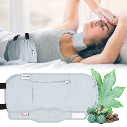 Pedobi Castor Oil Pack Wrap - Reusable, Mess-Free, Adjustable Straps