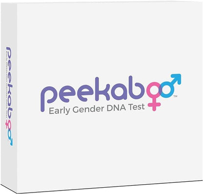 Peekaboo Early Gender Test, at-Home DNA Kit, Over 99% Accurate, All Fees Included, Test As Soon As 6 Weeks
