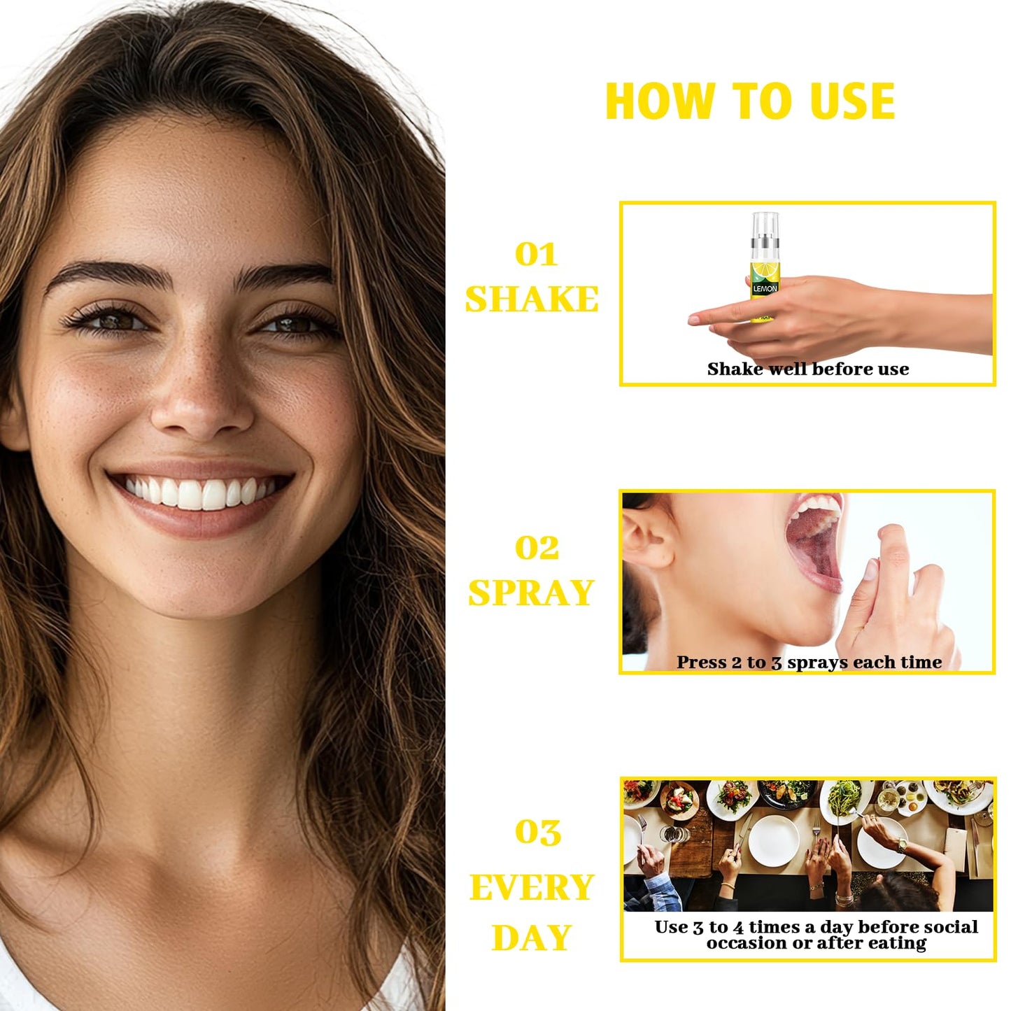 PEGO Oral Breath Spray Lemon 2-Pack – Fresh Breath for Adults