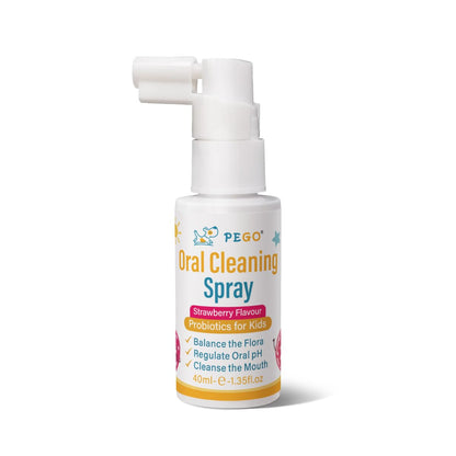 PEGO Kids Oral Spray - Cavity Prevention & Fresh Breath for Newborn to Preschoolers (40ml)