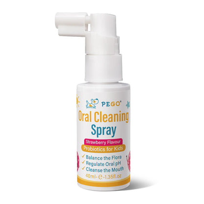 PEGO Kids Oral Spray - Cavity Prevention & Fresh Breath for Newborn to Preschoolers (40ml)