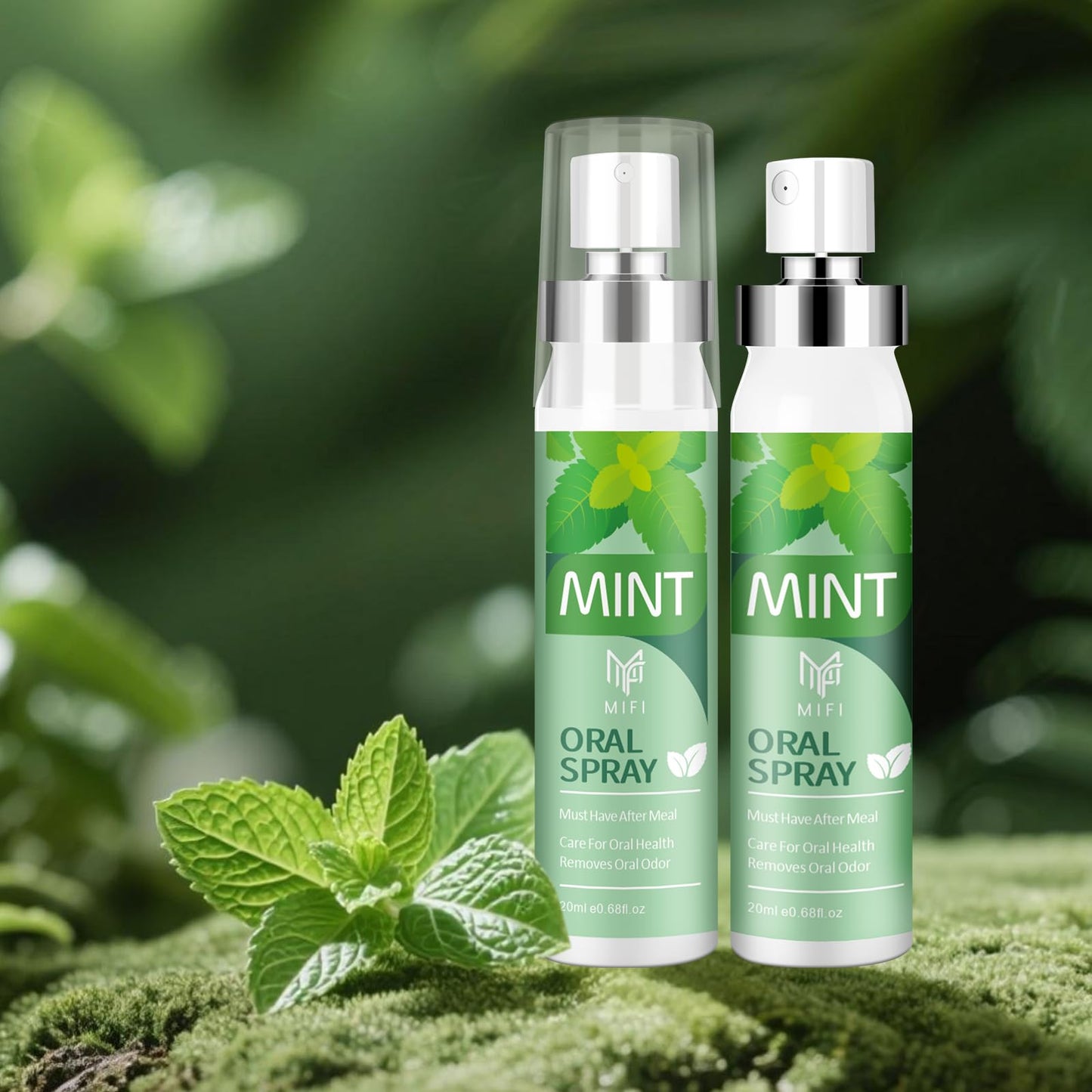 PEGO Adult Oral Freshness Spray – Mint Flavor 2-Pack | Sugar-Free, Dry Mouth