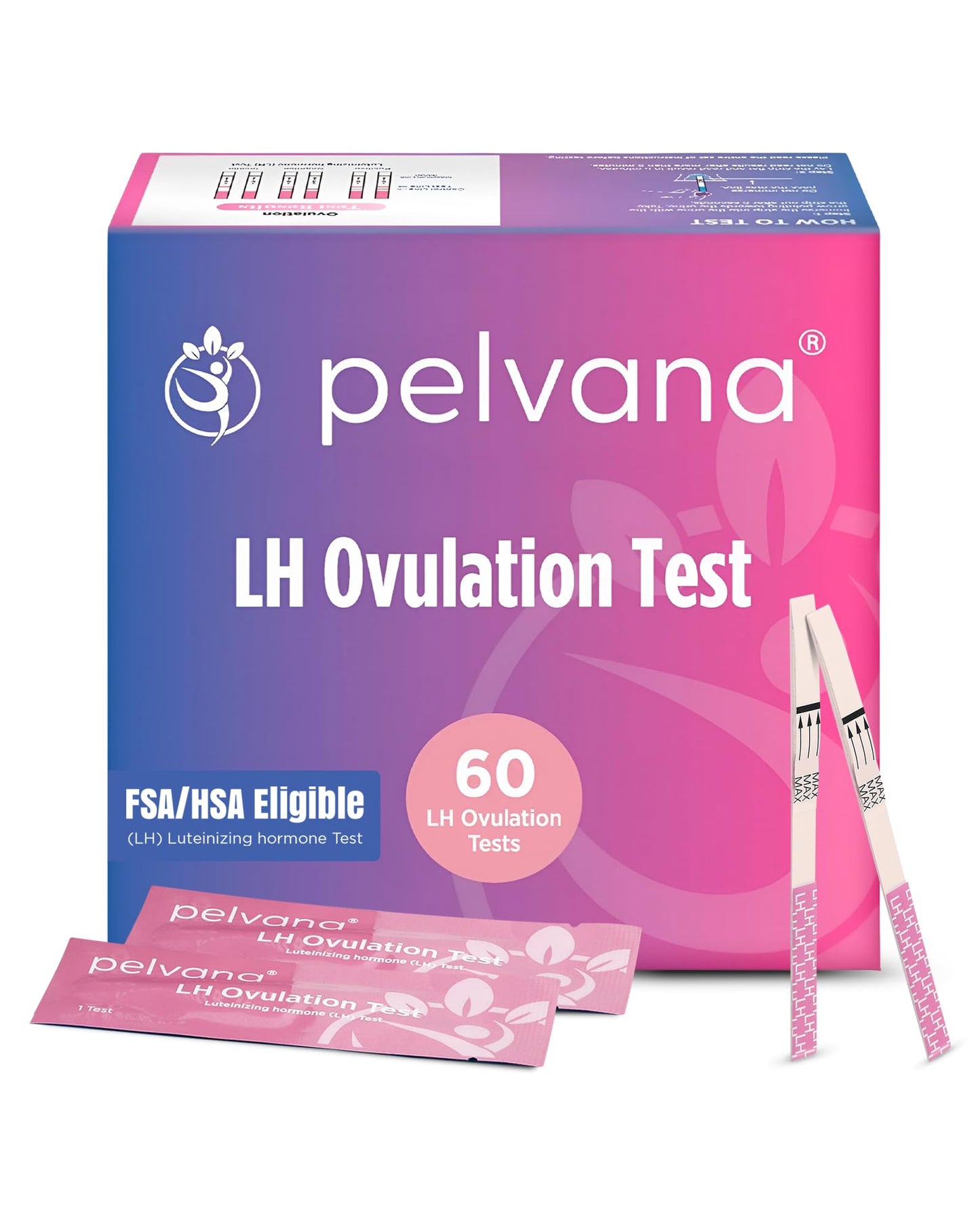 Pelvana 60 LH Ovulation Test Kit — FSA/HSA Eligible, Easy to Use