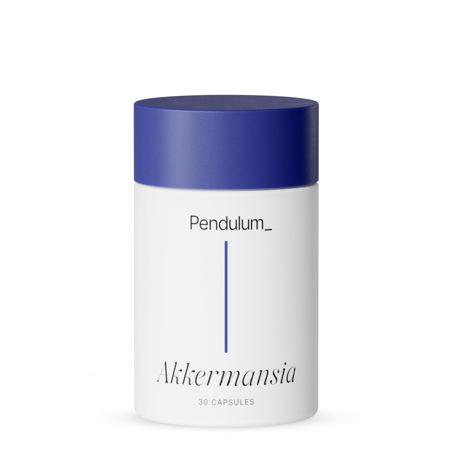 Pendulum Akkermansia Probiotic with Prebiotic Fiber – 100M AFU, Delayed Release, 30 Capsules