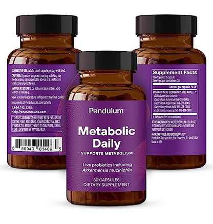 Pendulum Metabolic Daily Probiotic for Metabolism & Energy | 30 Capsules