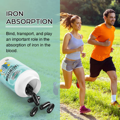 Pepeior Liposomal Bovine Lactoferrin 1000 mg – 60 Softgels (2 Bottles) | Iron Absorption & Immunity