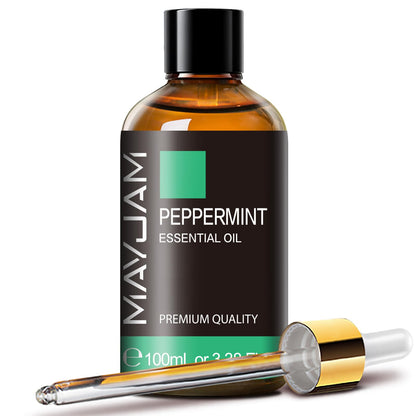 Peppermint Essential Oil 3.38 Fl Oz – Premium Grade for Diffuser, Skin & Hair Care