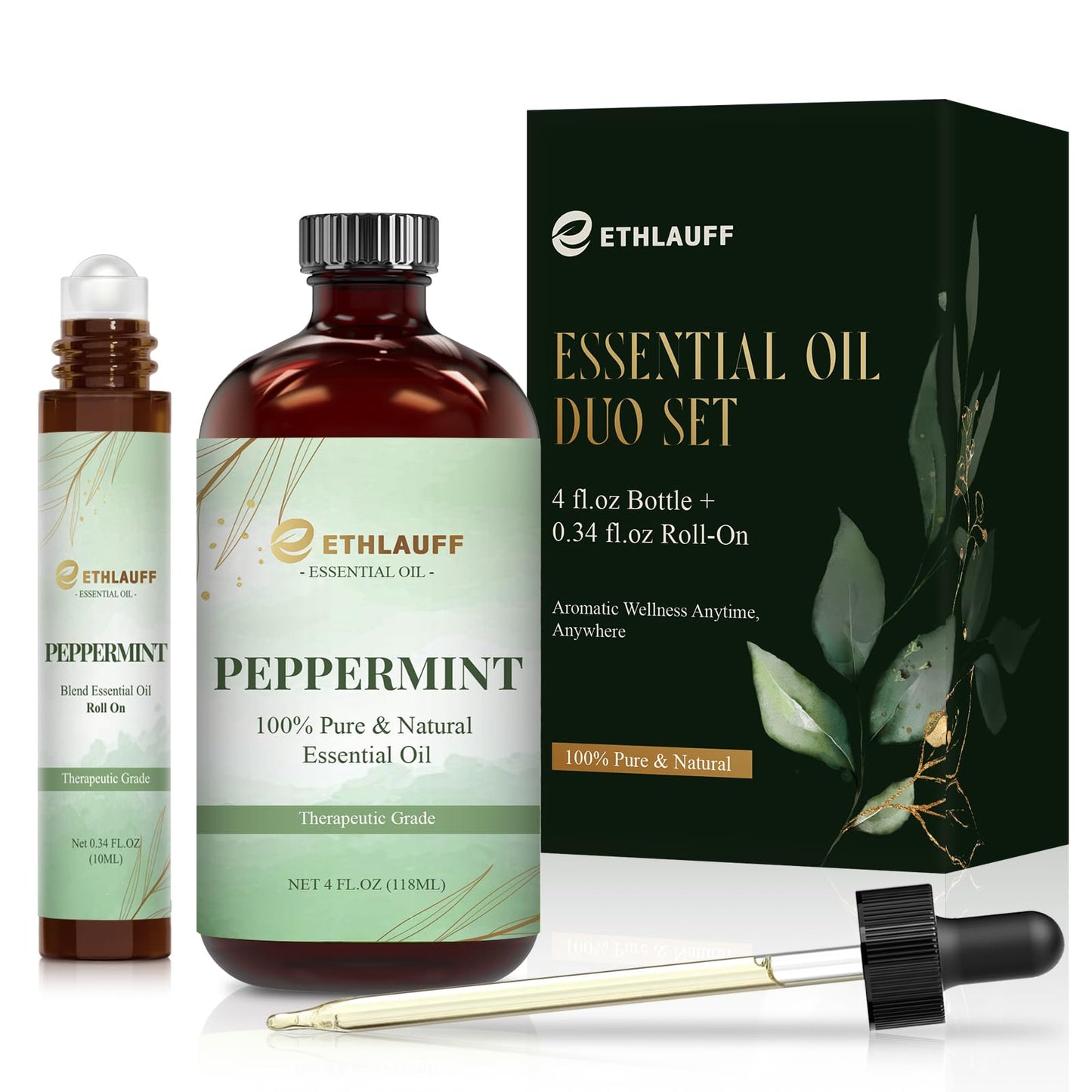 Peppermint Essential Oil & Roll-On – Aromatherapy & DIY Skincare
