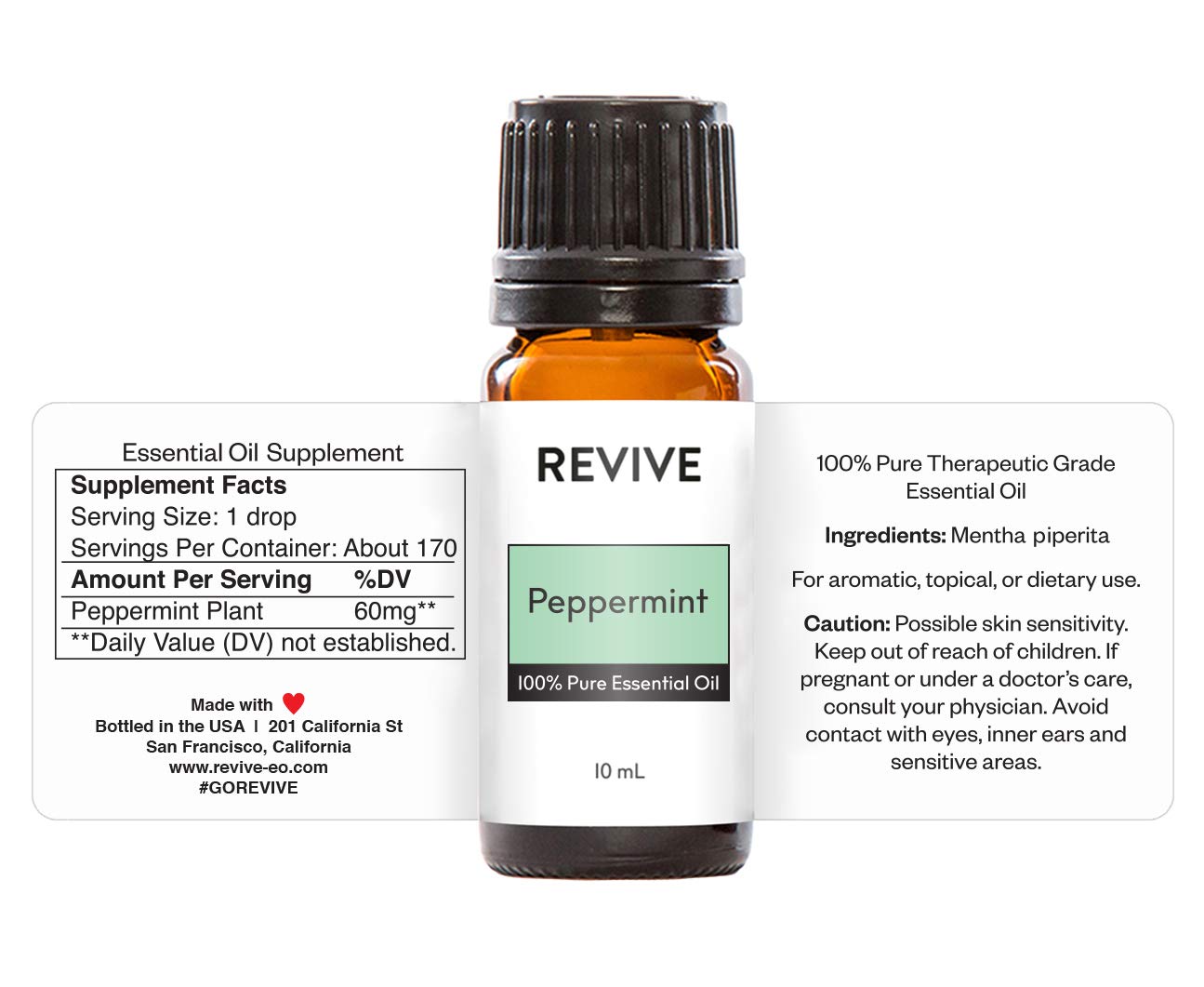 Peppermint Essential Oil – 100% Pure Therapeutic Grade | Revive Essential Oils