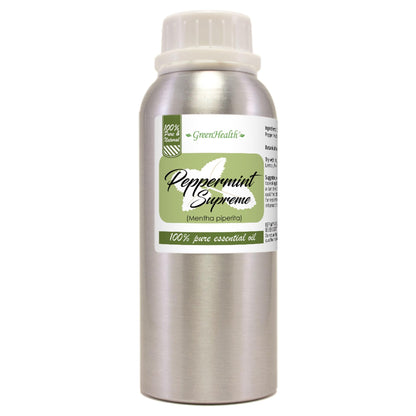 Peppermint Essential Oil 8 oz – Pure Mentha Piperita | GreenHealth