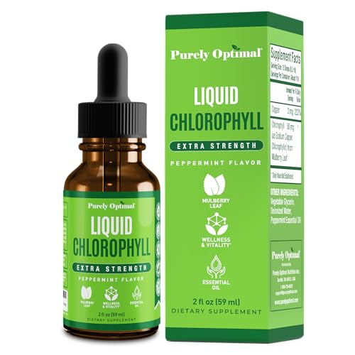 Premium Chlorophyll Liquid Drops - 118 Servings, 100% Natural & Gluten Free | Non-GMO, USA Made
